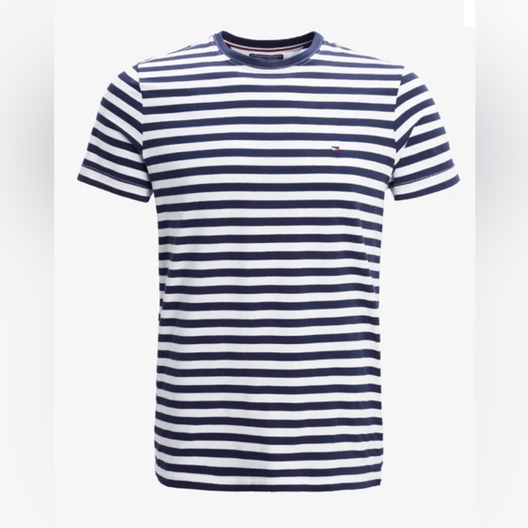 TOMMY HILFIGER Basic Striped T-Shirt - Picture 2 of 8